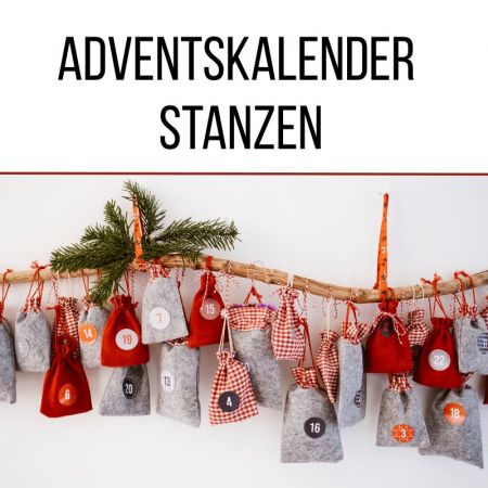 Adventskalender Stanzschablonen